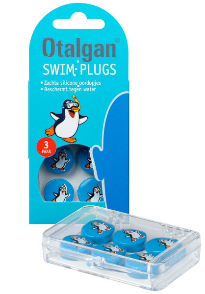 rotatie klei vijandigheid Voor tijdens het zwemmen en douchen | Otalgan Swim Plugs